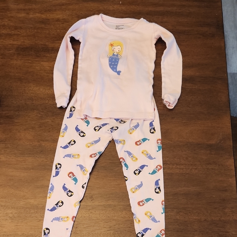 Pink Mermaid Kids Pajamas